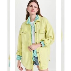 Free People Green Ruby Jacket Size Small